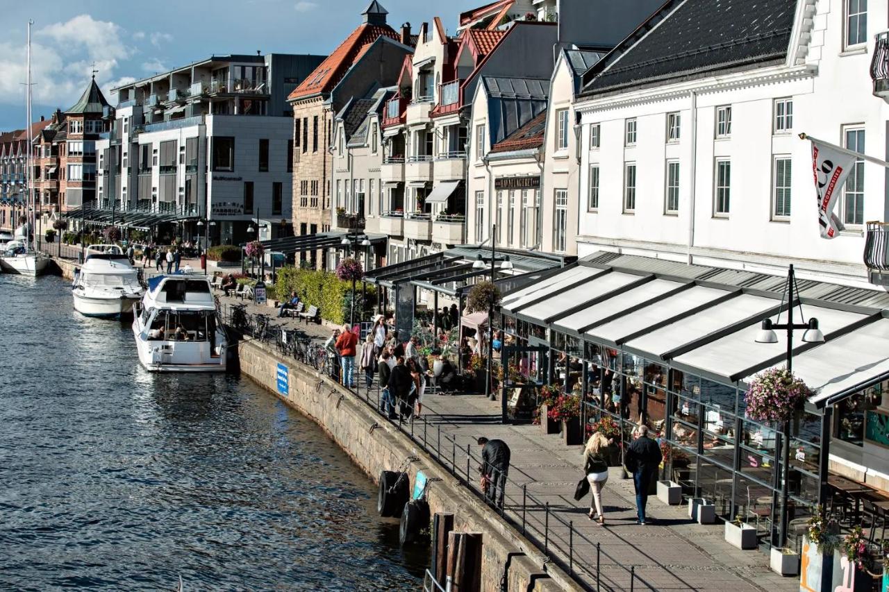Moderne Leilighet Midt I Sentrum Av Fredrikstad Buitenkant foto